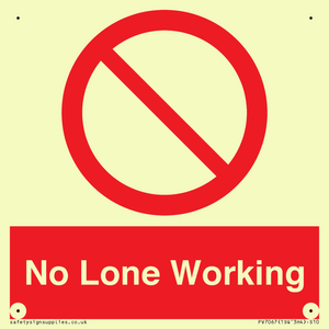 No Lone Working